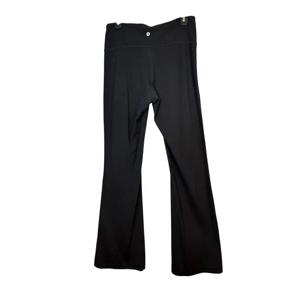 Lululemon Groove Super-High-Rise Split-Hem Flare Pant *Nulu Black size 10 - Picture 4 of 10